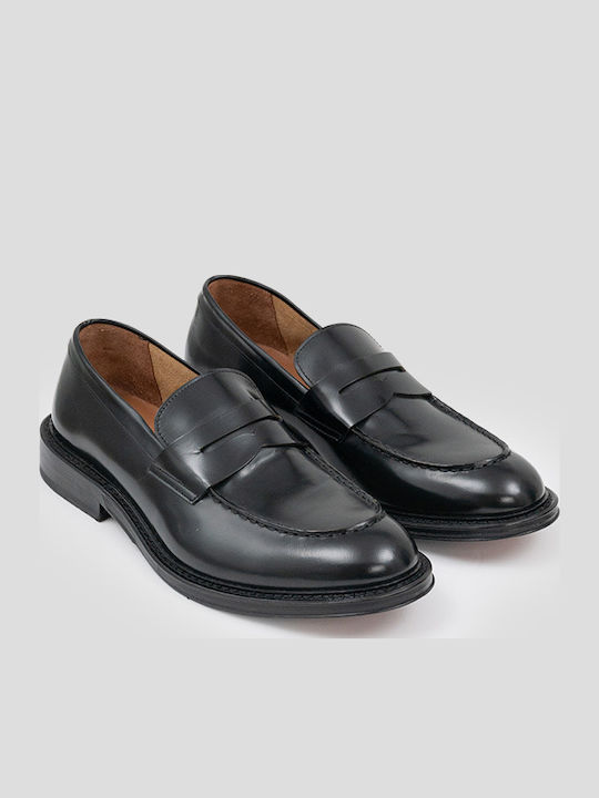 Men's Leather Loafers Black
