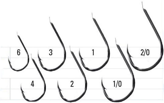 Yuki CB01 Fishing Hooks No2/0