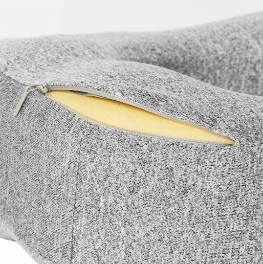 Vp Santé Rollable Travel Cushion Memory Foam Grey