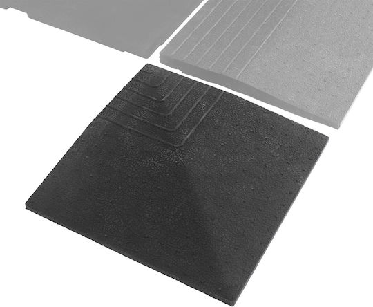 AMILA Rubber Gym Exercise Equipment Floor Mat Black 25x20cm