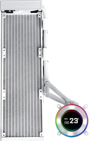 Lian Li Hydroshift Ii Lcd 360 No Fans White Aio Cpu Liquid Cooler