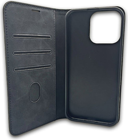 TelForceOne Smart Suede Back Cover Synthetic Leather / Silicone Black (Honor 400 Lite)