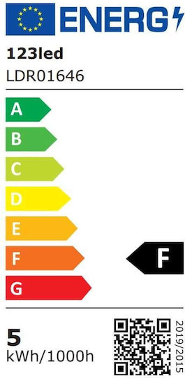 123led Λαμπτήρας Λάμπα LED 4.4W για Ντουί GU5.3 Θερμό Λευκό 345lm Dimmable