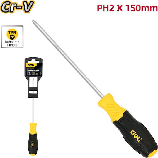 Deli Screwdriver with Magnetic Interchangeable Tips