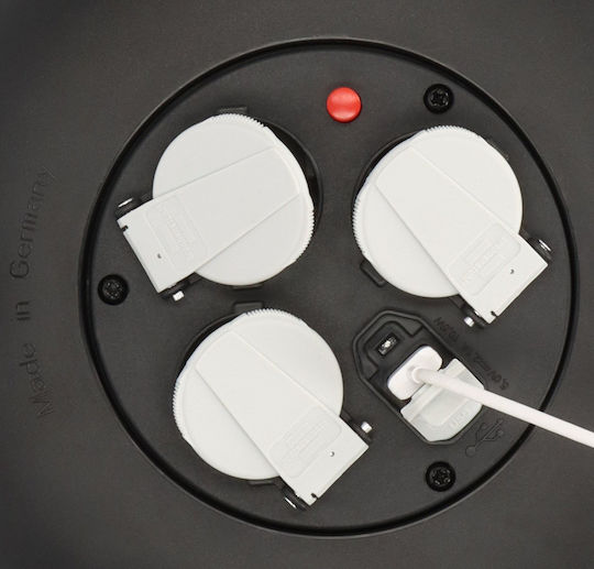 Brennenstuhl Socket Steckdosenleiste 3 Positionen mit Kabel 10m