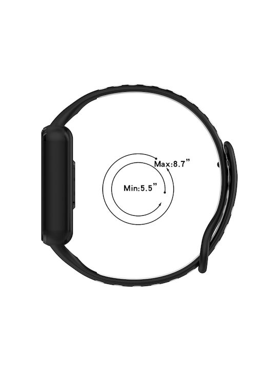 Λουράκι Σιλικόνης Μαύρο (Redmi Smart Band 2)