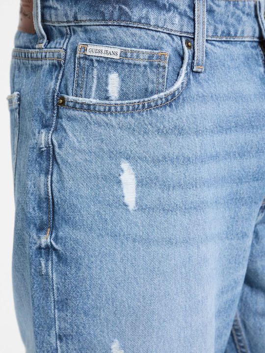 Men's Jeans Pants With Relaxed Tapered Fit Blue