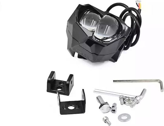 LED Motorcycle Projector 45w Dual Beam Novsight A500-wl13-3-a