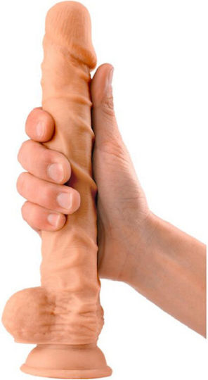 APH Ρεαλιστικό Dildo με Βεντούζα Flesh