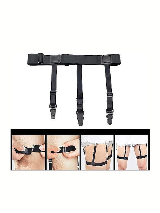 Set 2 Breteli Pentru Prinderea Cămășii Zola Material Elastic Circumferință 41-65 Cm 3 Prinderi