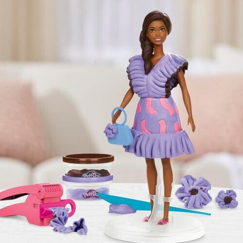 Hasbro Play-doh Barbie Fashionista Ruffles Σετ G1359