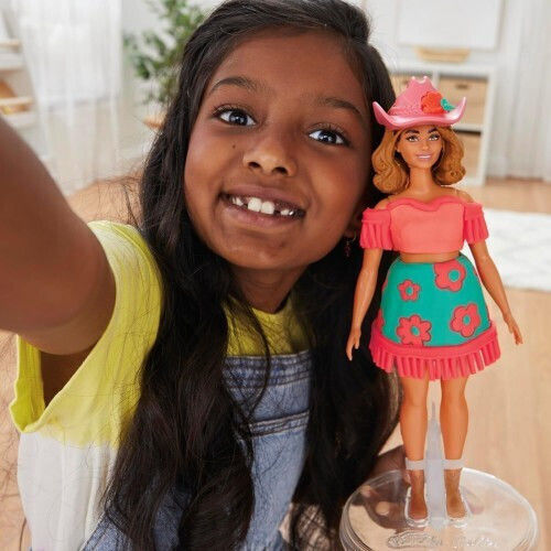 Hasbro Play-doh Barbie Florals Fringe Σετ G1360