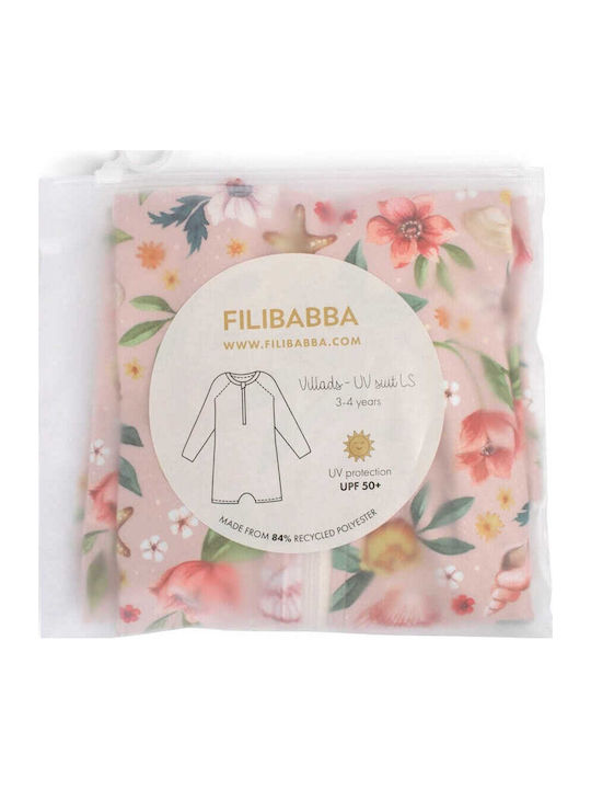 Filibabba Детски Бански Една част Розов