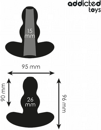 Addicted Toys Hollow Anal Plug Mittel