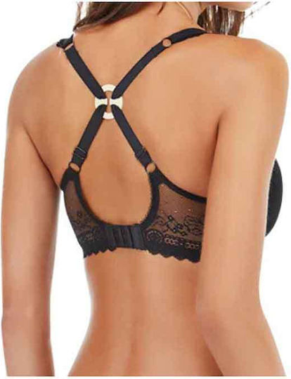 Bra Clips Secret Weapons X Back For Your Bra 3 Pieces Black-Beige Transparent