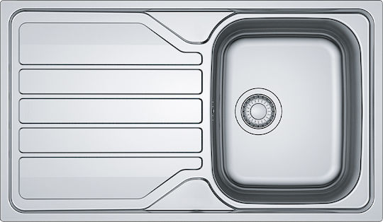 Franke Flash Drop-In Kitchen Sink Inox 78x50cm Silver