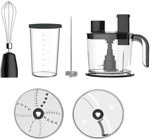 Albatros Handmixer mit Inox-Stab 1200W Silber