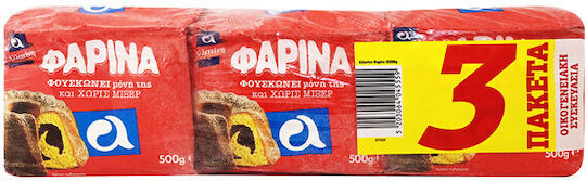 Αλλατίνη Αλεύρι Φαρίνα (3x 500gr ) 1.5kg