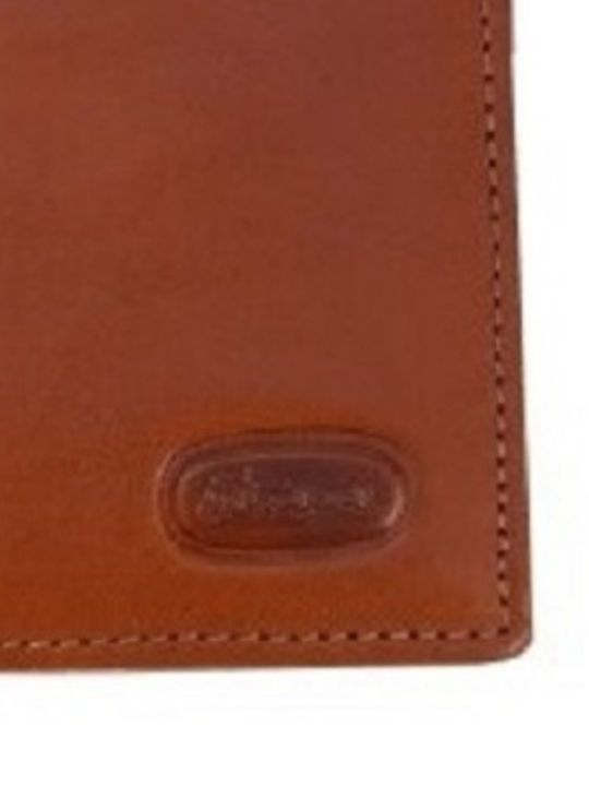 Leather Men's Wallet Classic Tabac Brown