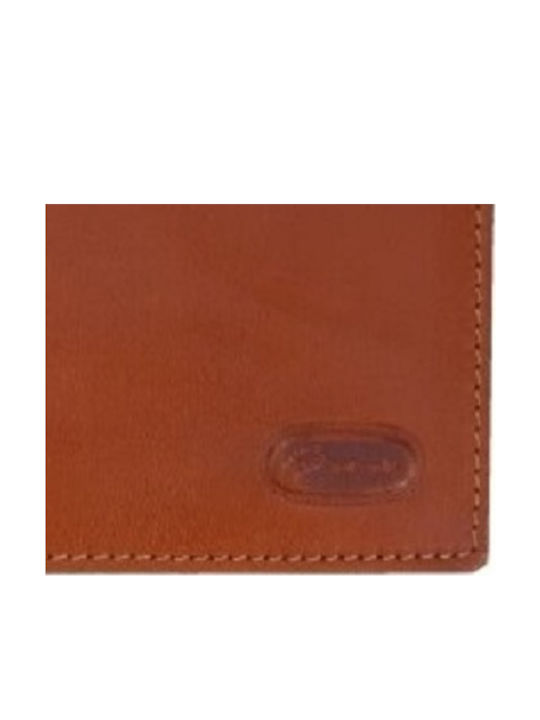 Leather Men's Wallet Classic Tabac Brown