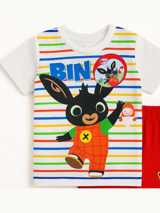 Disney Kids' Pajamas Summer Bing Red Bing Disney Kids' Pajamas Summer Bing Red Bing