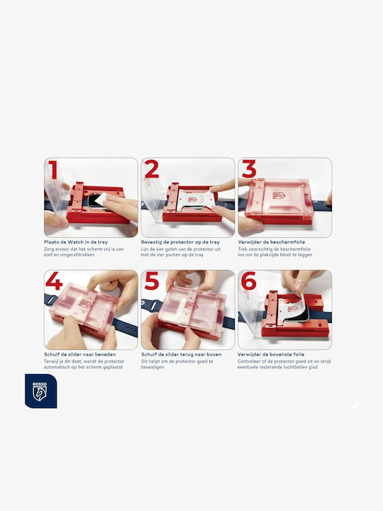Rosso Tempered Glass for the Apple Watch SE, 6, 5, 4 - Apple 2pcs