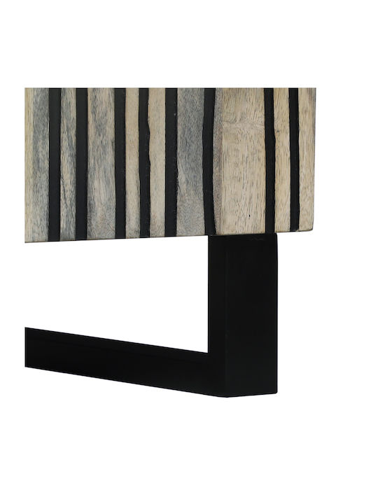 Kleiderschrank Büro Λευκό Και Μαύρο 105x33.5x46cm