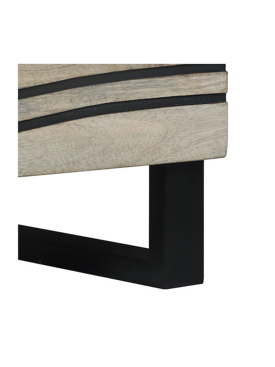Kleiderschrank Büro Λευκό Και Μαύρο 40x33.5x75cm