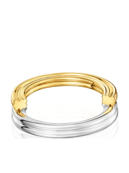 Tous Silver Plated Ring Γυναικείο Δαχτυλίδι από Ασήμι