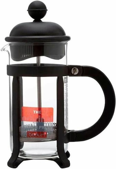 Bodum Java Manual Filter Coffee Maker Stainless Steel Black 1lt