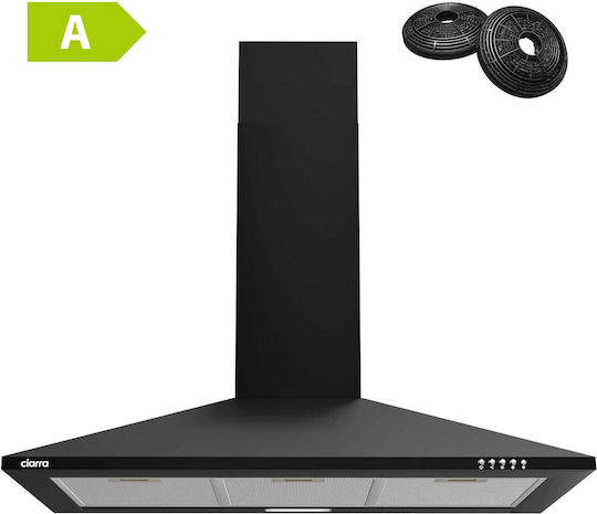 Ciarra Freestanding Vent Hood 90cm Black