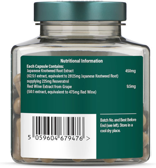 Holland & Barrett Resveratrol 225mg 60 capace