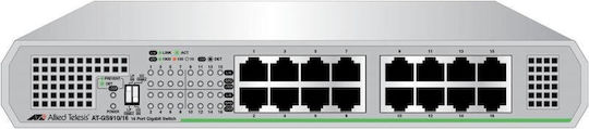 Allied Telesis AT-GS910/16 Unmanaged L2 Switch με 16 Θύρες Gigabit (1Gbps) Ethernet