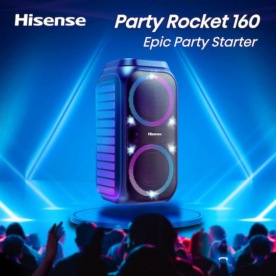 Hisense PR160 Bluetooth Speaker 30W with Battery Life up to 12 hours Black