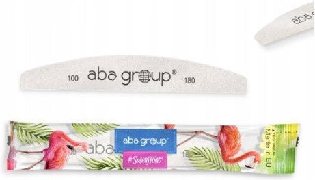 Aba Group Nagelfeile Gerade Papier Schlank 180/180 1Stück 14072