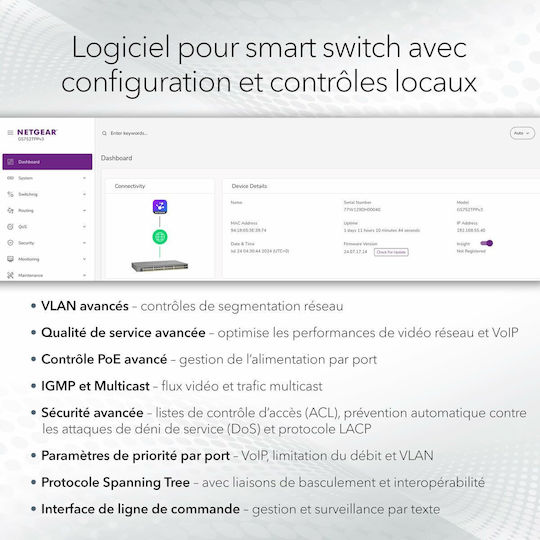 NetGear GS728TXUP-300EUS L2 Switch