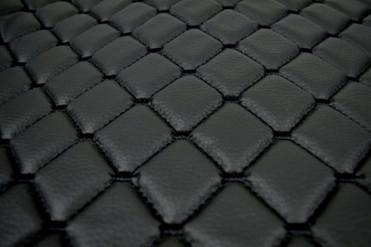 King Interior Set Covorașe Față și Spate 2buc din Piele sintetica Negre