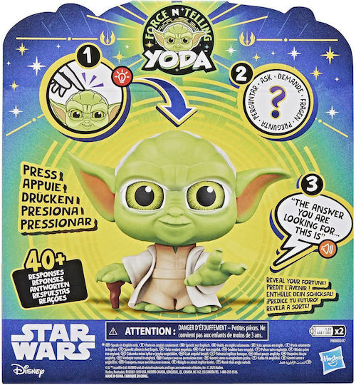 Action-Figur Force N Telling Krieg der Sterne Yoda mit Sounds für 4+ Jahre Jahre 15cm.