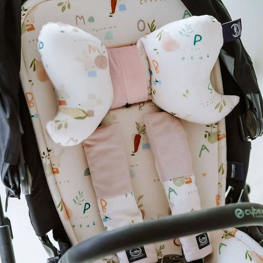 La Millou Car Seat Belt Pad Ecru Friends Velvet Rafaello
