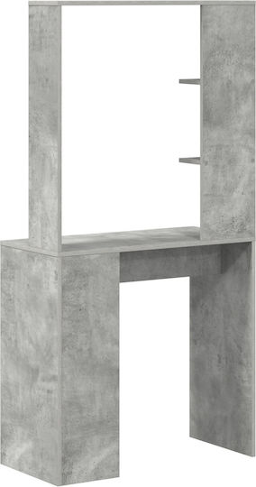Kids Desk Concrete Grey 78.5x37x154.5cm