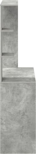 Kids Desk Concrete Grey 78.5x37x154.5cm