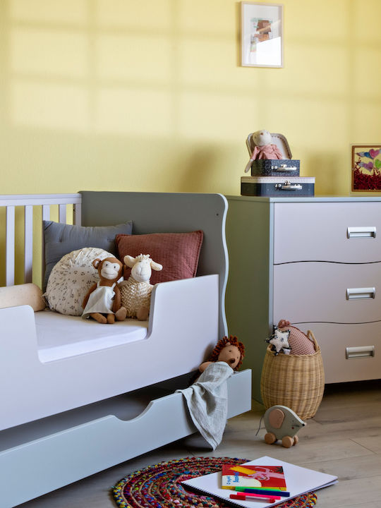 Santa Bebe Babybett Weiß mit Matratze 70x140cm