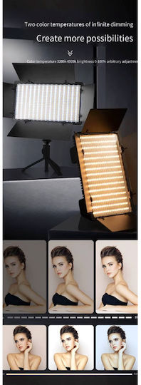 Kit De Iluminare Pentru Fotografie Și Video Cu Lumină Continuă 3 Corpuri De Iluminat 40W 3200 - 5600K
