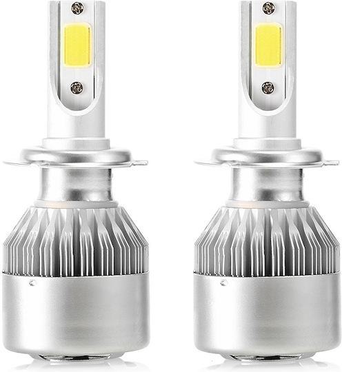Set 2 LED Крушки за Автомобил H7 36W 3800 Лумена 6000K Flexzon