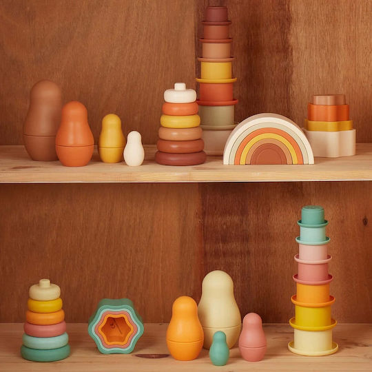 Bieco Bieco Baby Aktivitätsspielzeug Stapeln aus Silikon