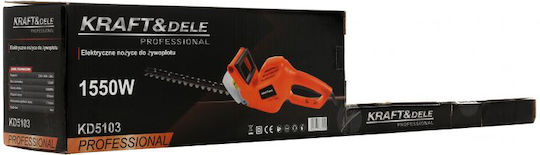Kraft & Dele Electric Hedge Trimmer 1550W with Blade 30cm KD5103