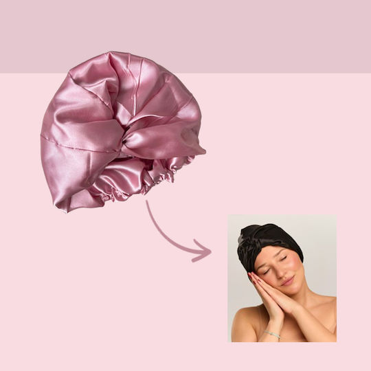 Parsa Satin Sleep Cap Pink