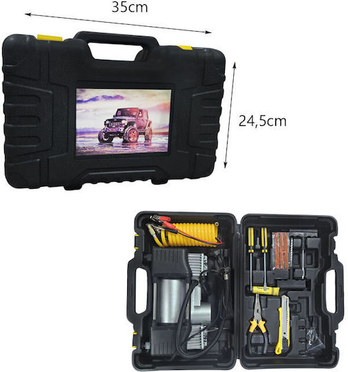Car Tire Pump with Cable 12V