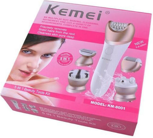 Kemei Epilator Set Epilator for the Body KM-8001