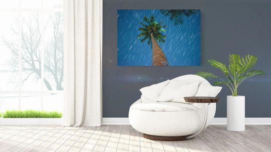 Πίνακας Palm Tree Under Starry Night Φοίνικας Κάτω Έναστρη Νύχτα 150x100